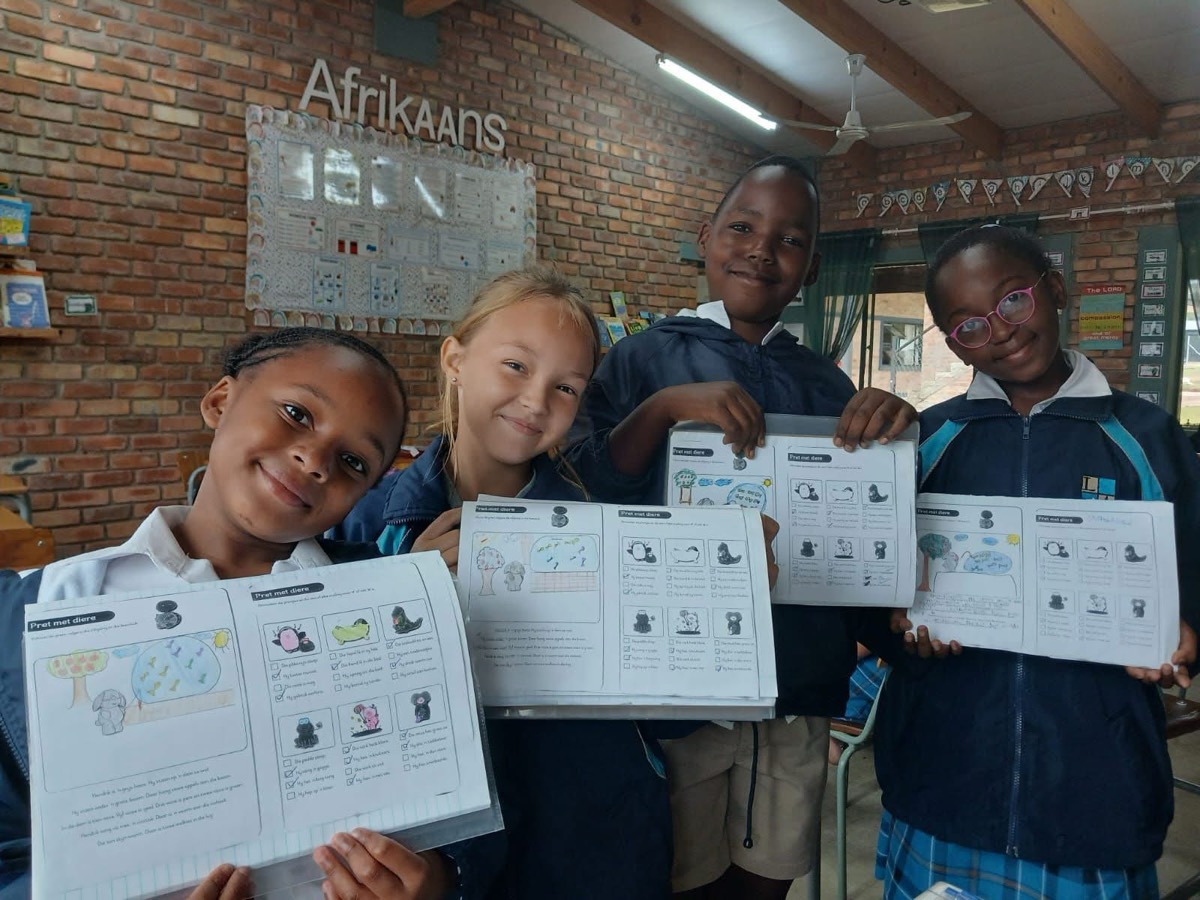 Afrikaans classroom work